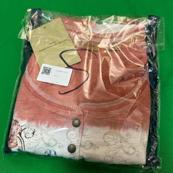 WRANGLER Slim long-sleeve 100% Cotton T-shirt size S - Picture 4 of 5